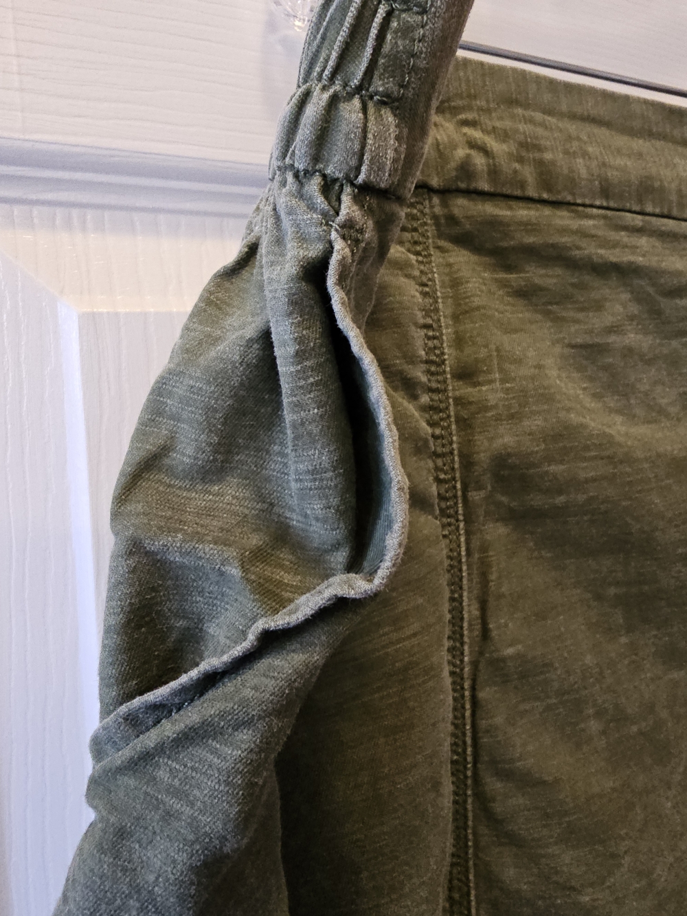 Lane Bryant Olive Green Utility Shorts - Picture 3 of 5